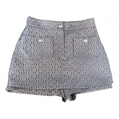Pre-owned Maje Spring Summer 2019 Gold Shorts