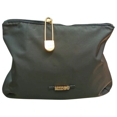 Pre-owned Moschino Black Cloth Clutch Bag
