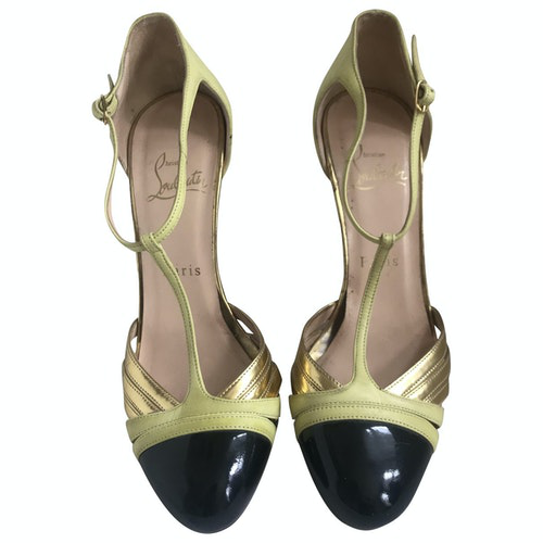 christian louboutin shoes yellow