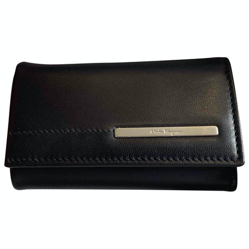 Pre-Owned Salvatore Ferragamo Black Leather Small Bag, Wallet & Cases