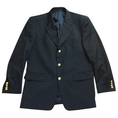 Pre-owned Saint Laurent Blue Wool Jacket