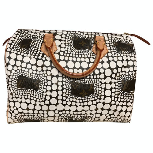 Pre-Owned Louis Vuitton Speedy White Cloth Handbag | ModeSens