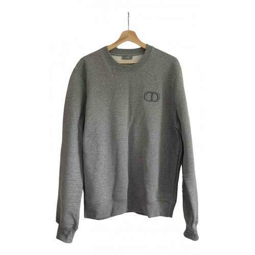Pre-Owned Dior Grey Cotton Knitwear & Sweatshirts | ModeSens