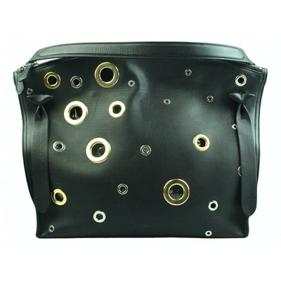 Pre-owned Jil Sander Hill Black Leather Handbag