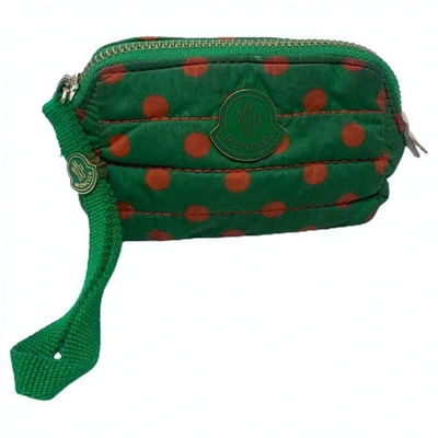 Pre-owned Moncler Green Clutch Bag