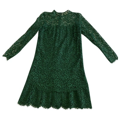 Pre-owned Ermanno Scervino Green Lace Dress