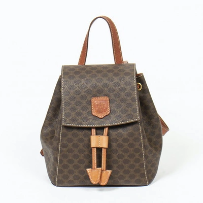 Pre-owned Celine Brown Leather Backpack