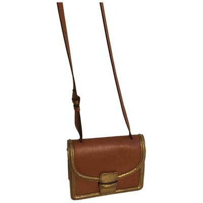 Pre-owned Dries Van Noten Camel Leather Handbag