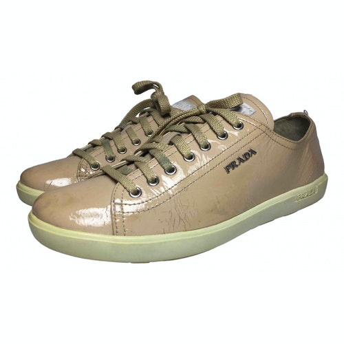 brown prada trainers