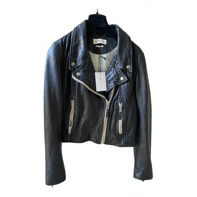 Pre-owned Isabel Marant Étoile Black Leather Leather Jacket