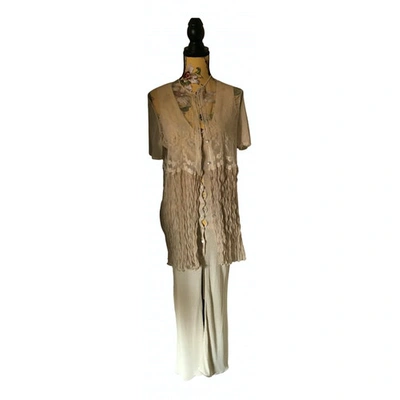 Pre-owned La Perla Beige Cotton - Elasthane Dress