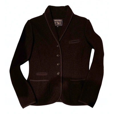 Pre-owned Woolrich Black Wool Jacket