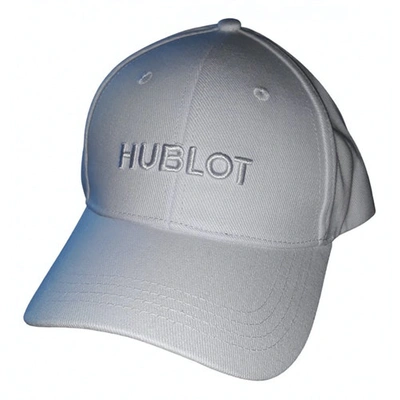 Pre-owned Hublot White Cotton Hat & Pull On Hat