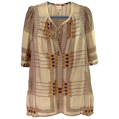 Pre-owned Tracy Reese Tunic In Brown
