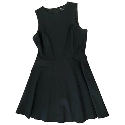Pre-owned Theory Black Wool Dress