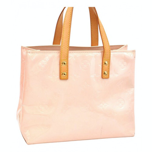 Pre-Owned Louis Vuitton Orange Patent Leather Handbag | ModeSens