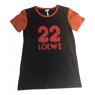 Pre-owned Loewe Black Cotton  Top