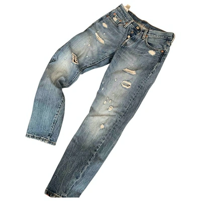Pre-owned Levi's 501 Blue Denim - Jeans Jeans