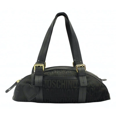 Pre-owned Moschino Black Cloth Handbag
