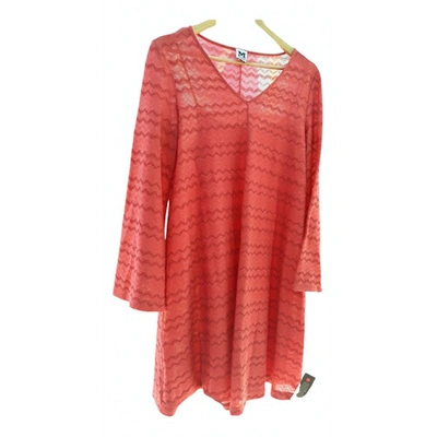 Pre-owned M Missoni Mid-length Dress In Orange