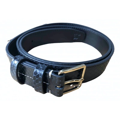 Pre-owned Altuzarra Black Leather Belt