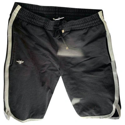 Pre-owned Dior Black Cotton Shorts