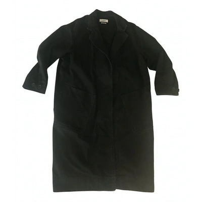 Pre-owned Isabel Marant Étoile Black Cotton Coat