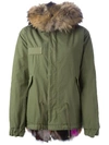 MR & MRS ITALY FOX FUR LINED PARKA,MP040SC211087700