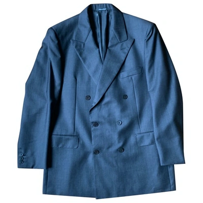 Pre-owned Saint Laurent Grey Wool Jacket