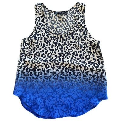 Pre-owned Topshop Tophop  Blue  Top