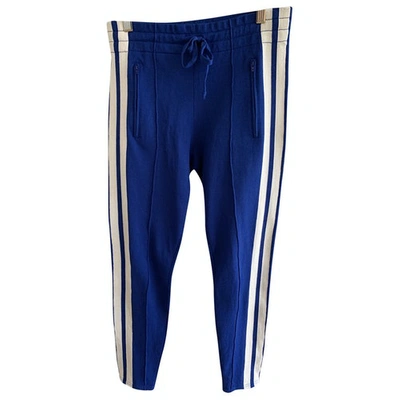 Pre-owned Isabel Marant Étoile Blue Trousers