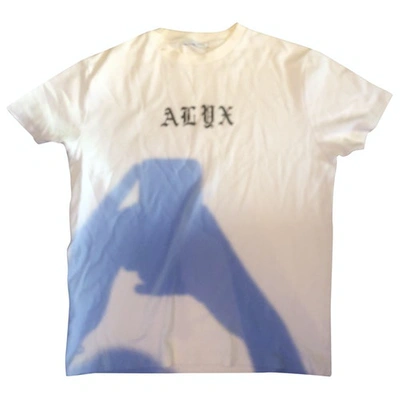 Pre-owned Alyx White Cotton T-shirts