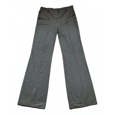 Pre-owned Joseph Green Wool Trousers