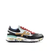 Premiata Django Sneakers In Black Leather In Multicolor (multicolor)