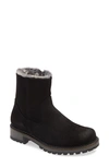 Bos. & Co. Calib Waterproof Bootie In Black/ Black Suede