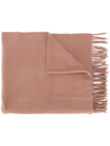 Acne Studios Canada Nr New Fringed Scarf In Neutrals
