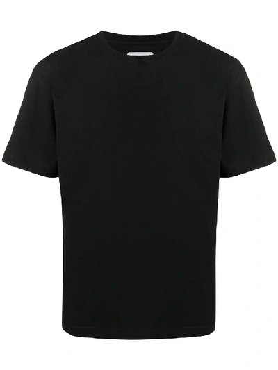 Bottega Veneta Round-neck Cotton T-shirt In Black