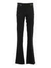 VERSACE Stretch wool flared leg trousers