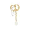 TIMELESS PEARLY MISMATCHED SINGLE PEARL EARRINGS,P00488218