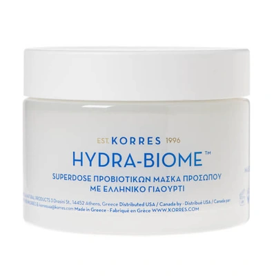 Korres Hydra-biome Probiotics Superdose Face Mask With Real Greek Yoghurt 100 Ml. In N,a