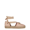 GUCCI GG MARMONT BLUSH LEATHER ESPADRILLES,3260360