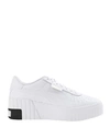 Puma Cali Wedge Sneakers In White