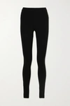 Totême Side Zip Leggings In Black