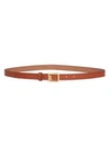 Givenchy Women's Gv3 Leather Belt In Chestnut