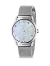 GUCCI G-TIMELESS STAINLESS STEEL MESH BRACELET WATCH,0400011629125
