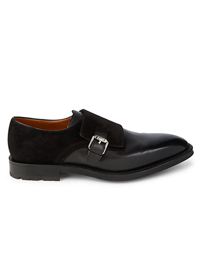 Bally Balbin Leather & Suede Oxford Dress Shoes In Black