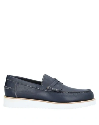 A.testoni Loafers In Dark Blue