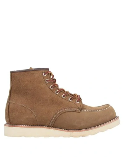 Red Wing Shoes Boots In Military Green