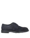 Doucal's Laced Shoes In Dark Blue