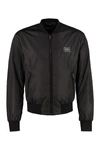 Dolce & Gabbana Black Bomber Jacket In Black